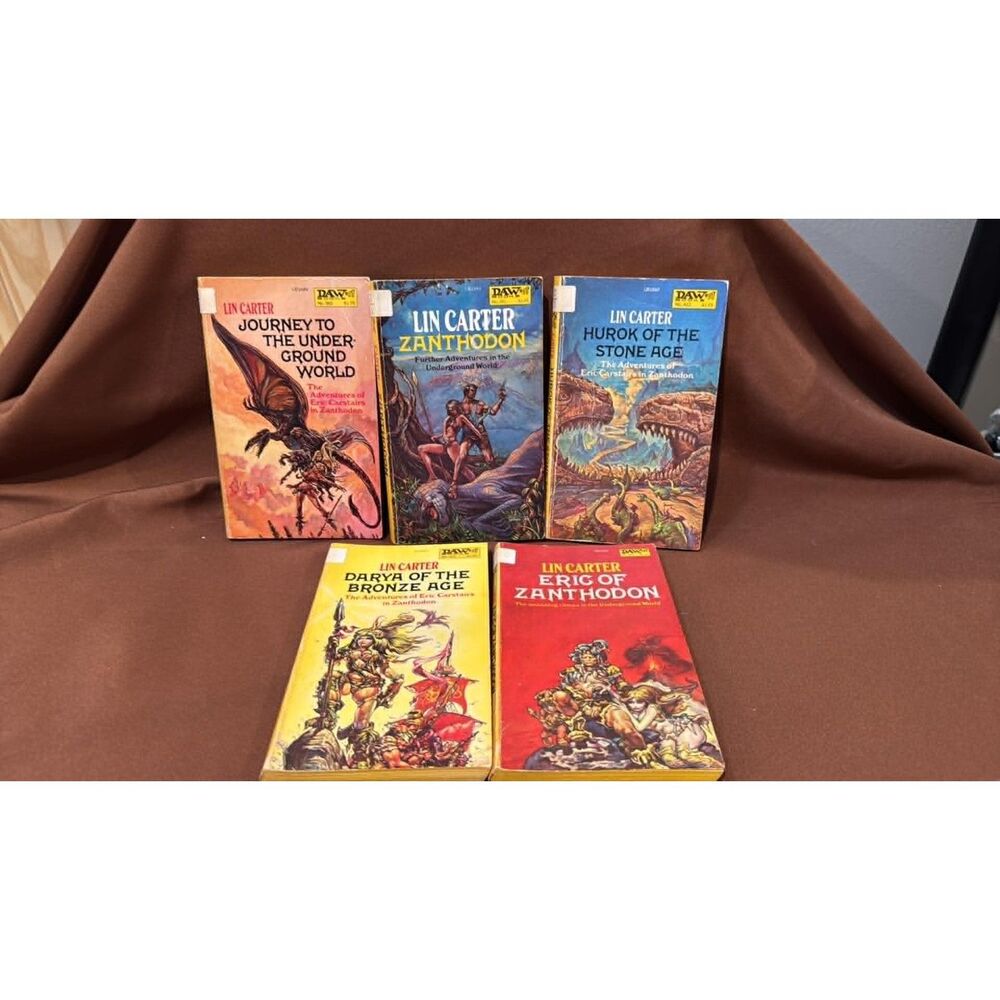 Lin Carter's Complete 5 Paperback Zanthodon Series